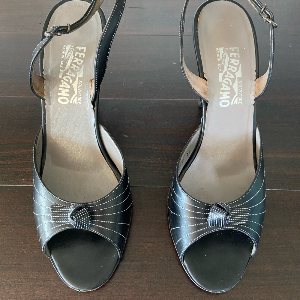Salvatore Ferragamo Black Heels
